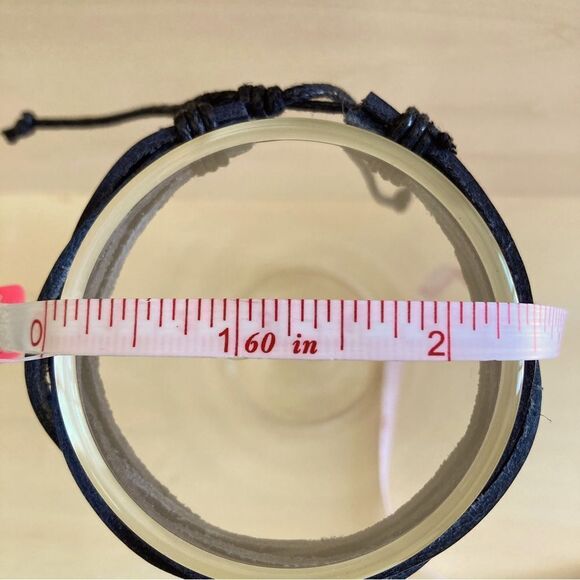 3-Piece Leather Bracelet Set - Picture 3 of 4